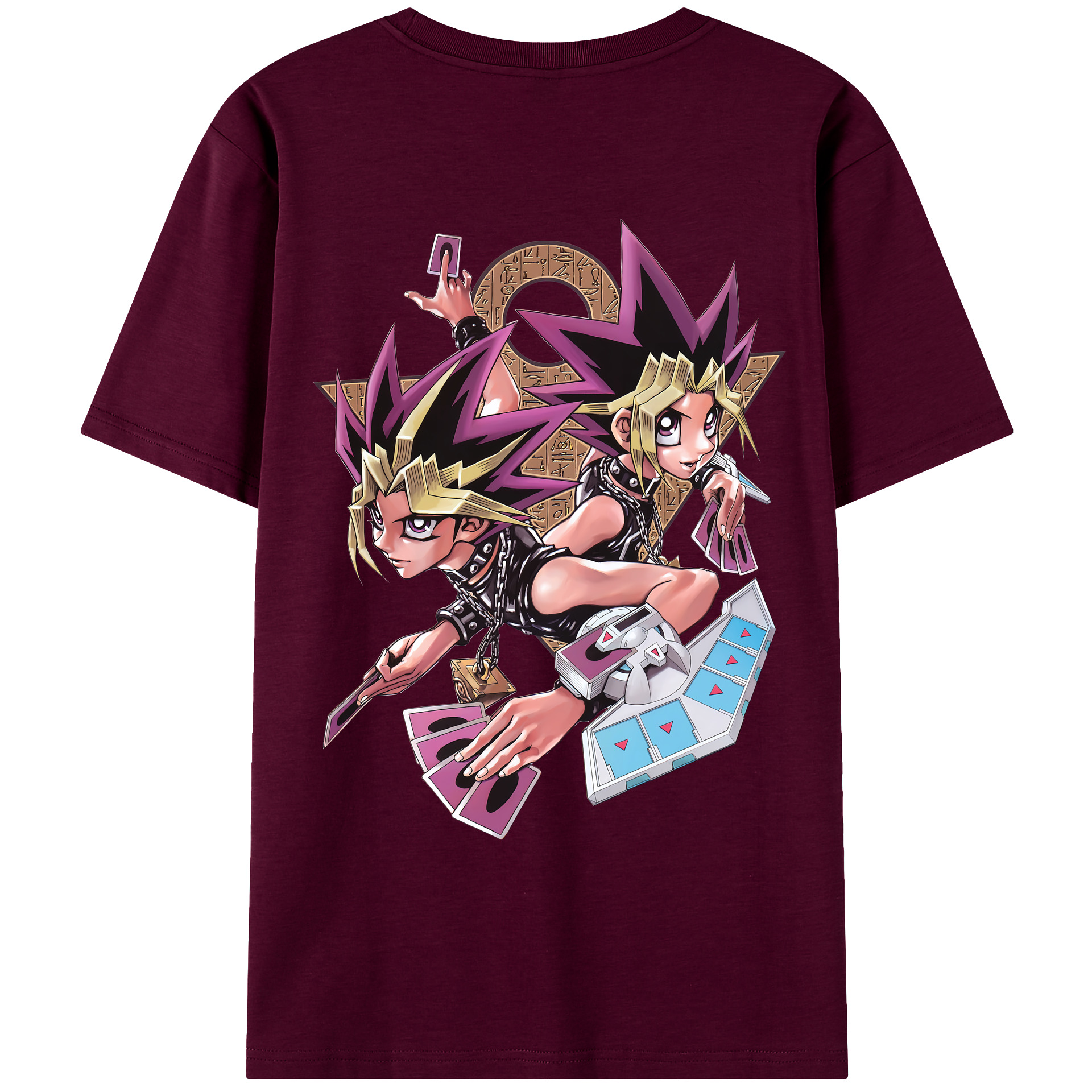 （画像用） 遊☆戯☆王 Yu-Gi-Oh! レディース半袖Tシャツ(バックプリント)